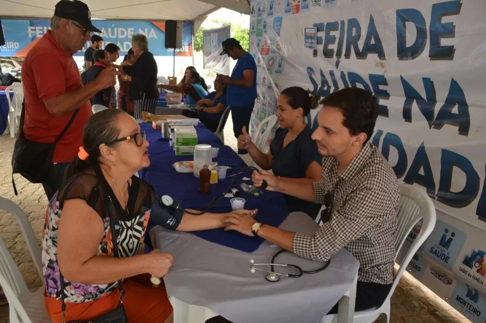 Em Monteiro, a Feira de Saúde na Comunidade, em sua 28ª edição, leva serviços à população atendida pelo PSF 03 