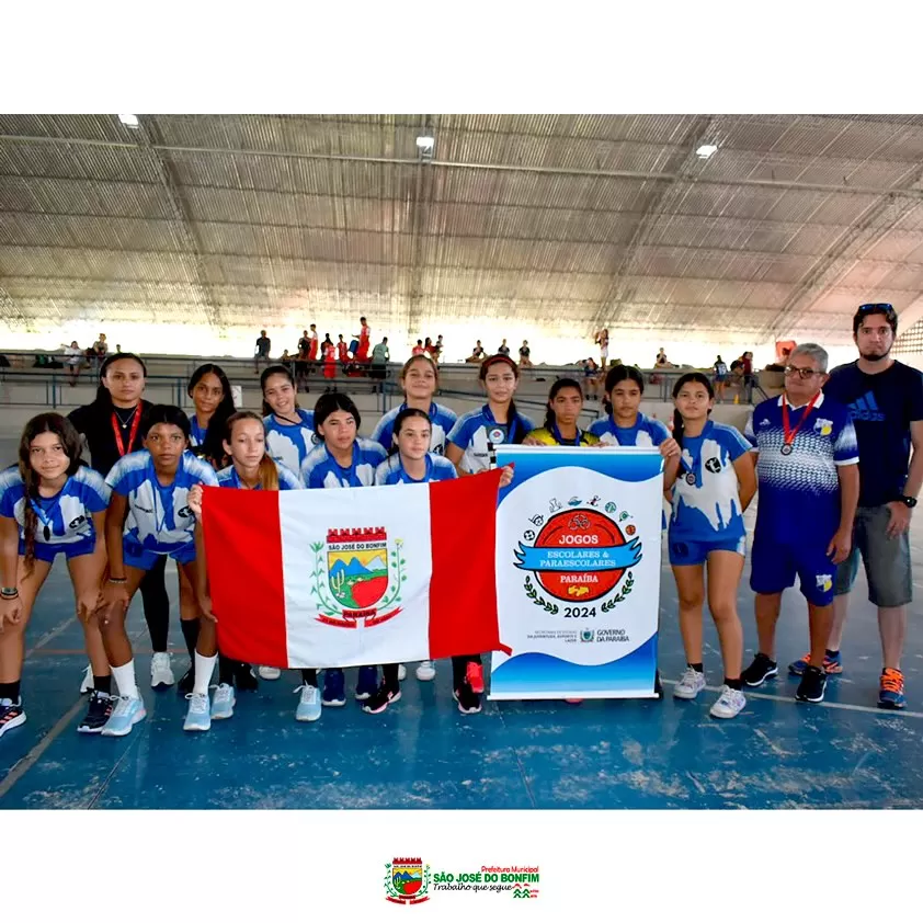 Equipe de Handebol de São José do Bonfim Conquista 3º Lugar na Etapa Estadual dos Jogos Escolares