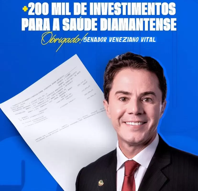 Prefeitura de Diamante Recebe Investimento de R$ 200 Mil para a Saúde