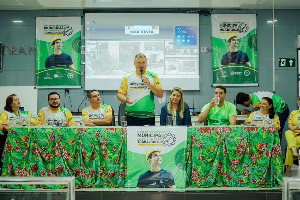 Boa Vista Realiza 1° Fórum Municipal de Saúde e Segurança do Trabalhador com Grande Êxito