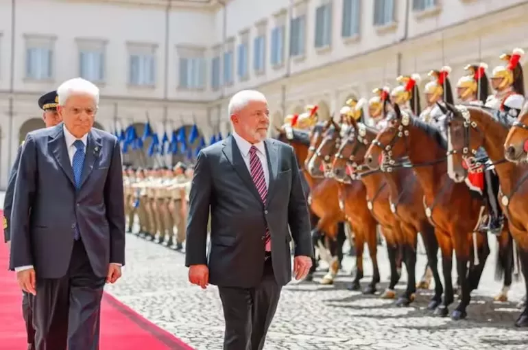 Em Brasília, Lula recebe presidente da Itália para discutir combate à fome e à pobreza