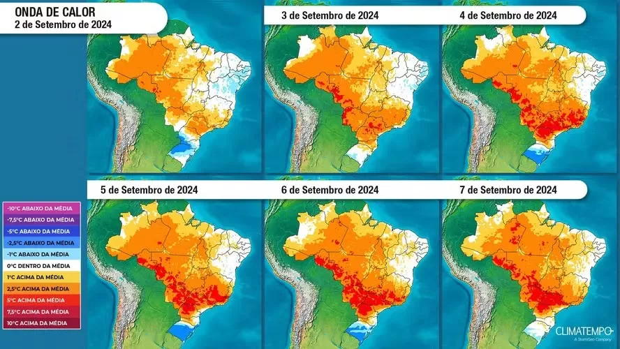 Alerta de onda de calor pode bater recordes em setembro