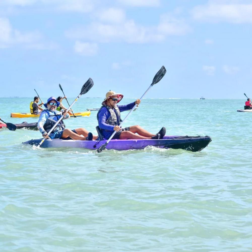 Cabedelo recebe 6ª edição da Super Remada e reúne mais de 300 participantes 