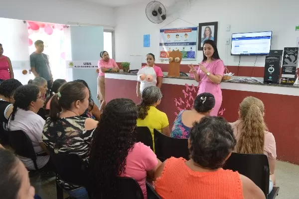 Em Bom Jesus: SMS realiza “Dia D de Outubro Rosa”, uma ação em prol da Saúde da Mulher