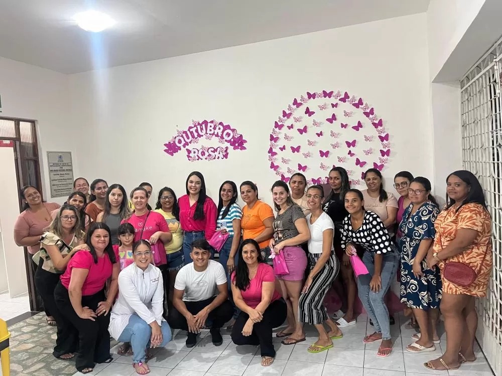 Prefeitura de Soledade promove diversas ações alusivas a Outubro Rosa em unidades de saúde do município.