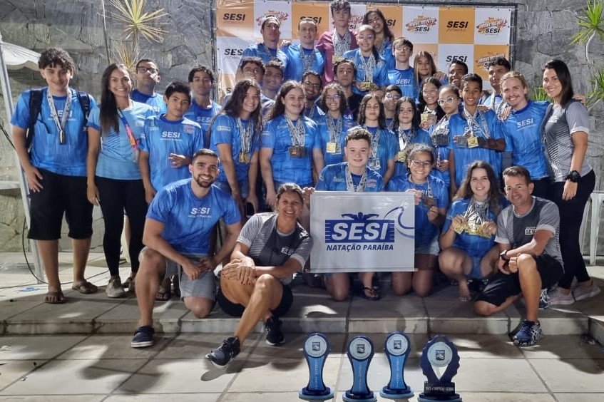 Equipe de Natação do SESI PB conquista Vice-Campeonato Paraibano