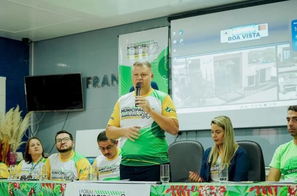 Município de Boa Vista se destaca na atenção à saúde do trabalhador