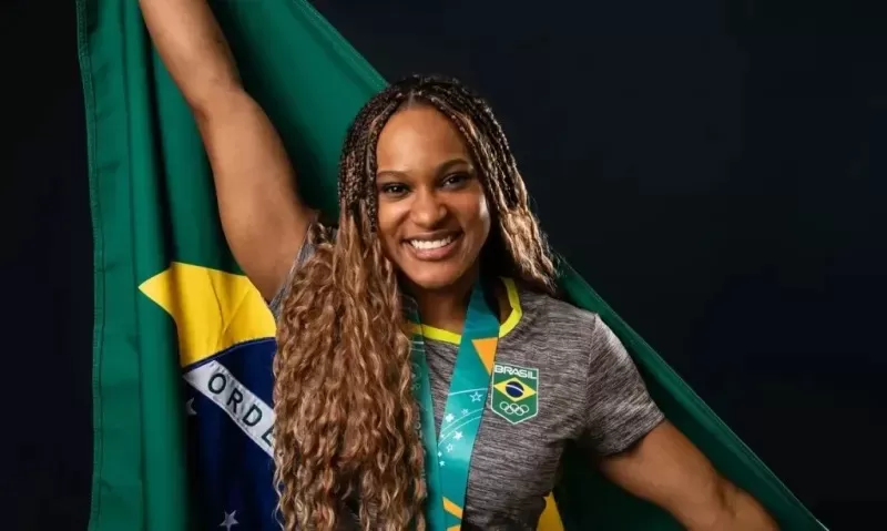 Medalhista olímpica Rebeca Andrade estará em João Pessoa neste mês; confira