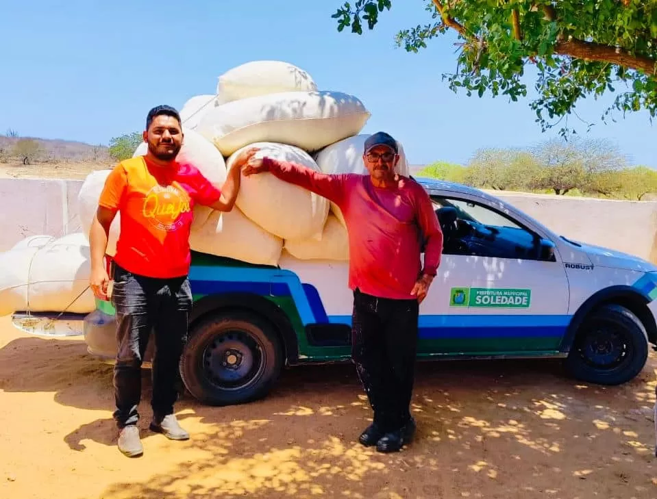 Soledade entrega quase 2 toneladas de algodão ao Instituto Casaca de Couro