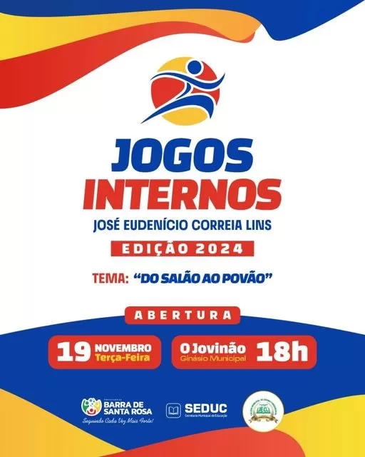 Barra de Santa Rosa promove Jogos Internos do Colégio José Eudênico Correia Lins