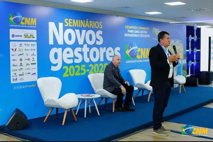 George Coelho, Presidente da Famup, participa da abertura do Seminário Novos Gestores em Brasília