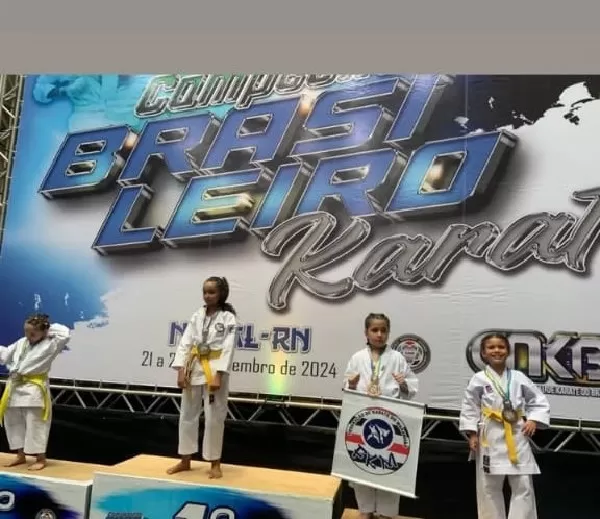 Atletas de Bom Jesus foram destaque Campeonato Brasileiro de Karatê no Rio Grande do Norte