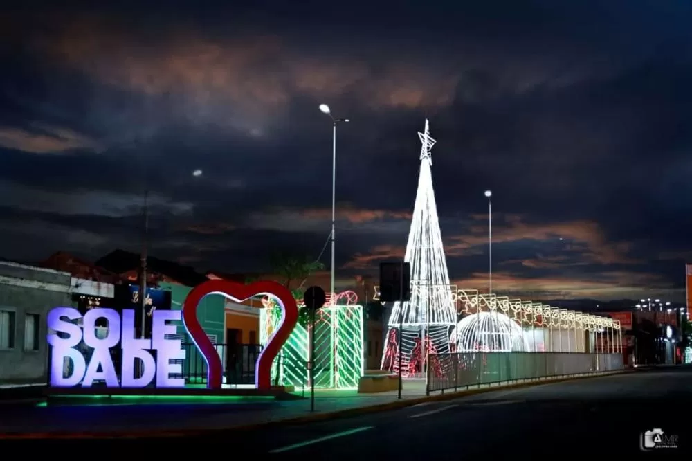 Soledade celebra o Natal com decoração especial que destaca o espírito natalino
