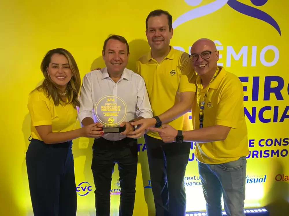 João Pessoa recebe prêmio da CVC como um dos destinos mais comercializados de 2024