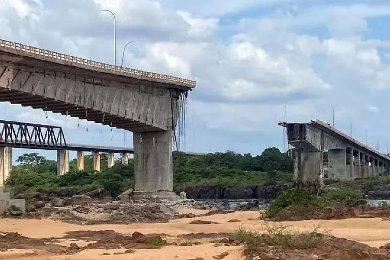 Ponte desaba entre Tocantins e Maranhão; duas morte é confirmada