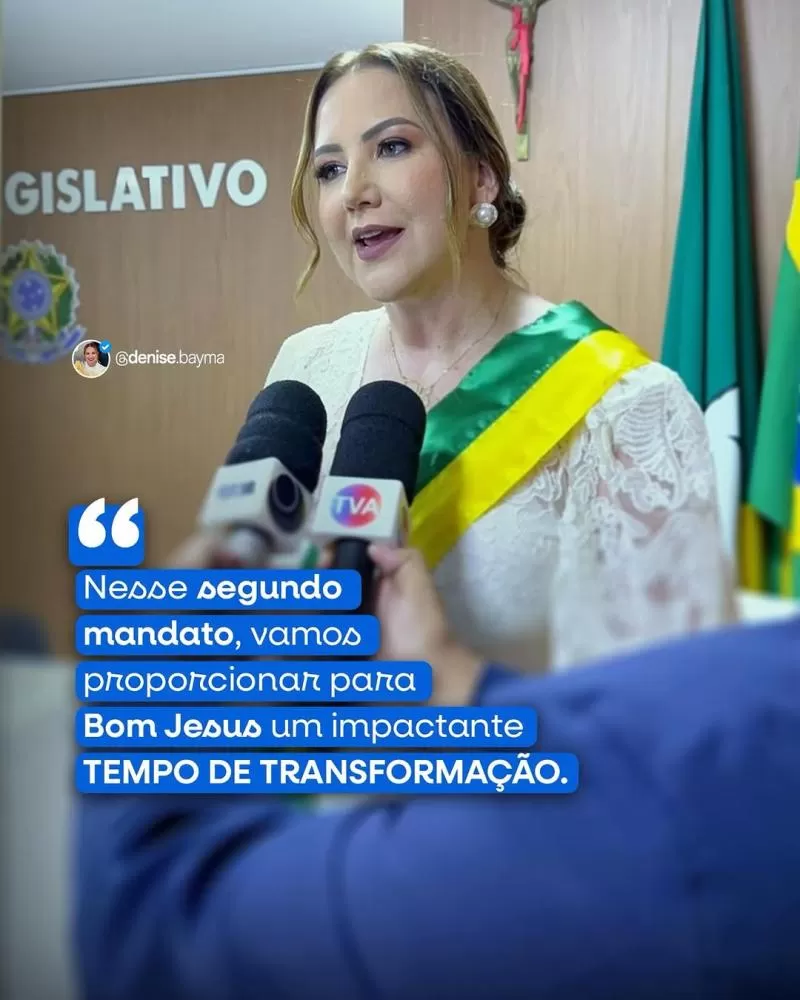 Prefeita Denise Bayma anuncia equipe de secretários para gestão transformadora
