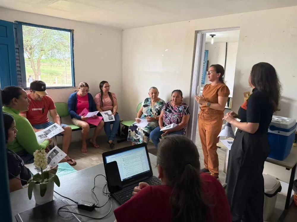 Em Soledade, Unidade Básica de Saúde da Viração promoveu ação alusiva ao Janeiro Roxo.