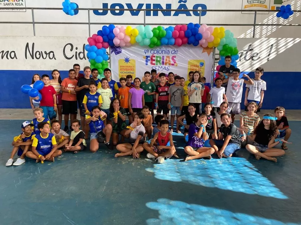 Prefeitura de Barra de Santa Rosa promove 4ª Colônia de Férias do SCFV