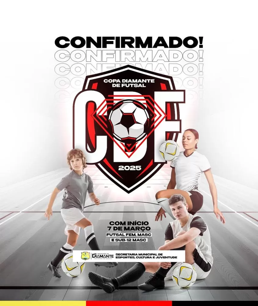 Copa Diamante de Futsal tem 2ª edição confirmada para março