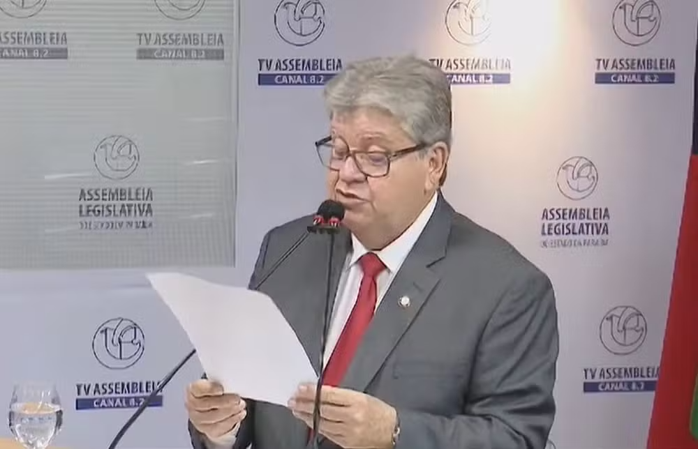 Governador João Azevêdo reforça desafios para os próximos dois anos, em mensagem à ALPB