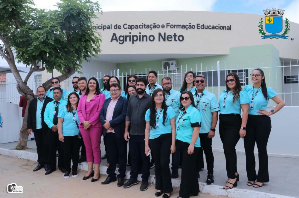 Prefeito de Soledade, Geraldo Moura Ramos, inaugura o Centro Municipal de Capacitação e Formação Agripino Neto