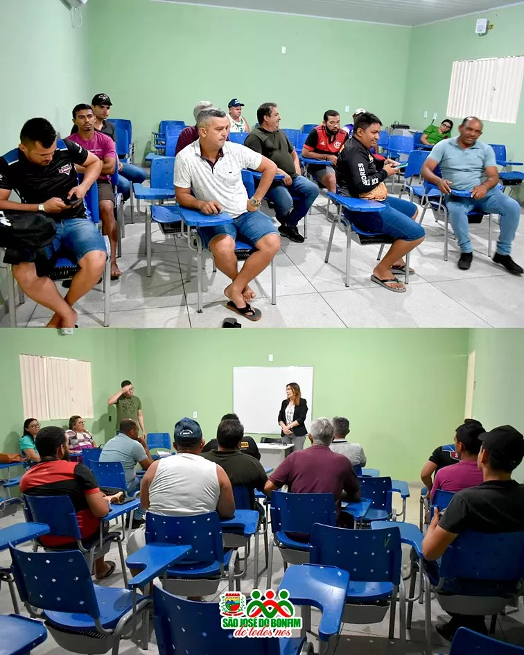 Prefeita de São José do Bonfim, Rosalba Mota, se reúne com motoristas do transporte escolar