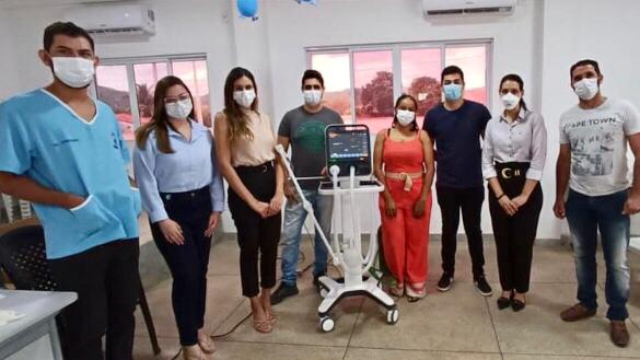 Profissionais de saúde de Matureia passam por treinamento para manuseio de novos equipamentos hospitalares