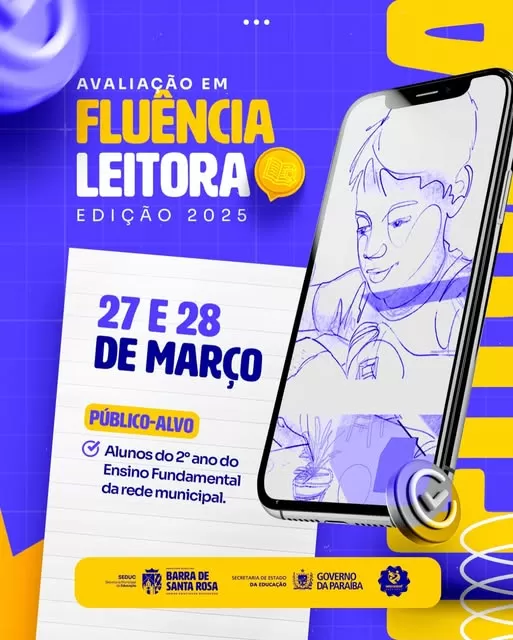 Prefeitura de Barra de Santa Rosa realiza Avaliação de Fluência Leitora