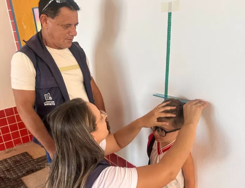 Estratégia de Saúde da Família de Quixaba realiza avaliação antropométrica na Creche