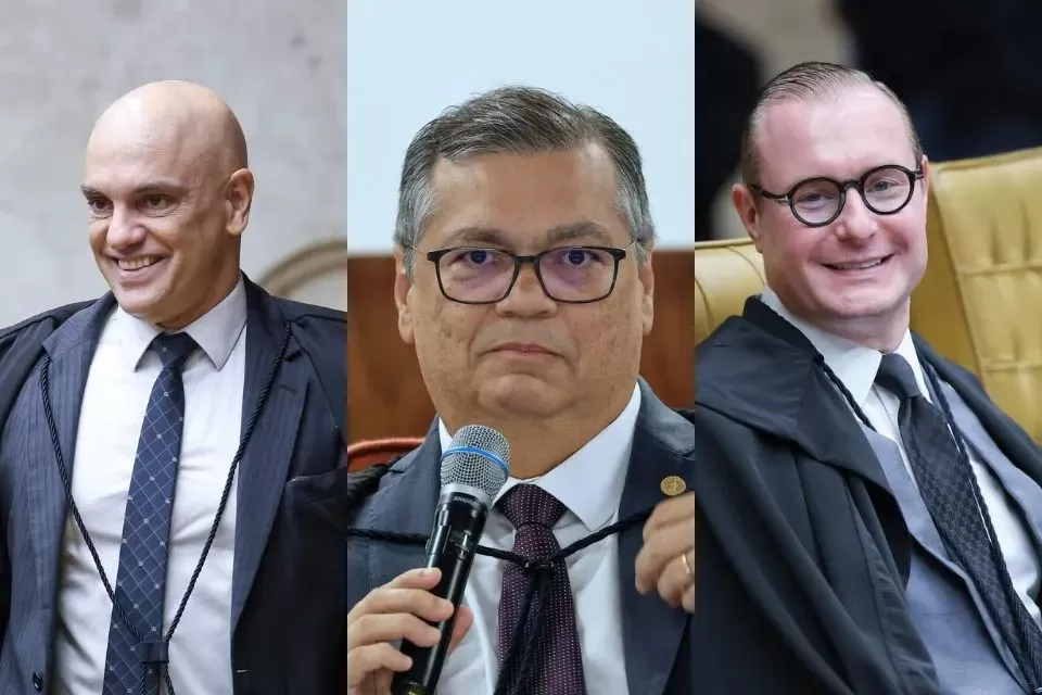 STF confirma Moraes, Dino e Zanin em julgamento de Bolsonaro