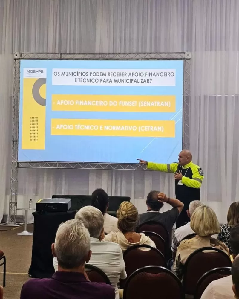 Departamento Municipal de Trânsito de Soledade marcou presença em Simpósio Paraibano de Segurança Viária e Mobilidade Humana