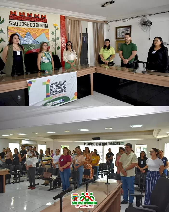 São José do Bonfim realiza 1ª Conferência Municipal de Saúde do Trabalhador e da Trabalhadora