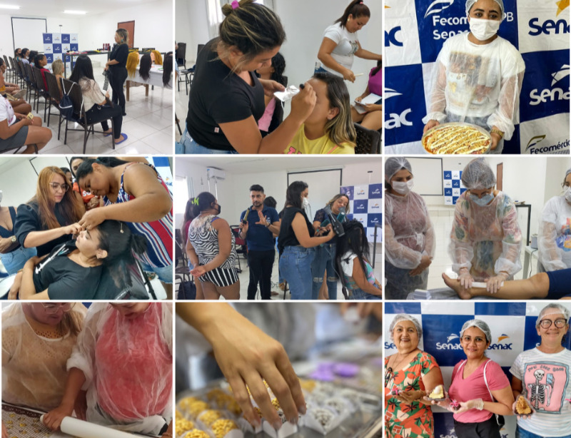 Prefeitura de Quixaba em parceria com o Senac oferece oficinas onde além de fortalecer os vínculos ajudam o lado empreendedor da população