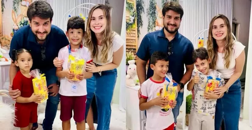 Prefeitura de Riacho dos Cavalos distribui peixes e chocolates em ação especial de Páscoa