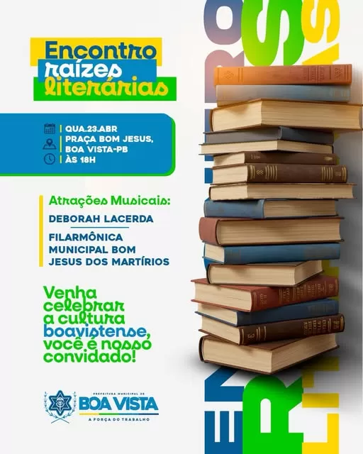 Boa Vista celebra 31 anos com noite dedicada à literatura local no Encontro Raízes Literárias