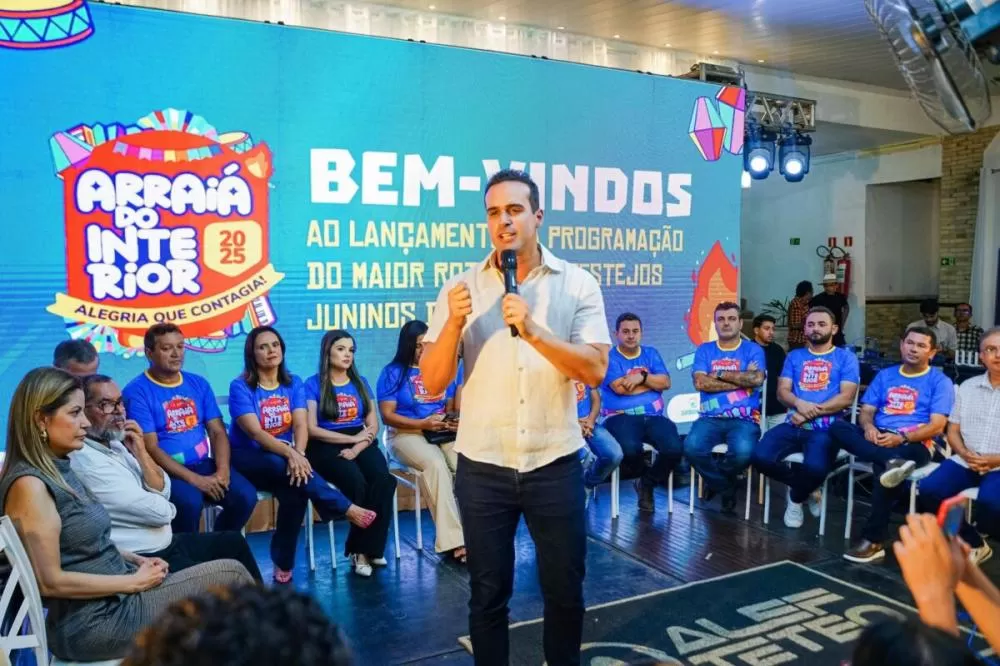 Lucas Ribeiro prestigia lançamento do ‘Arraiá do Interior 2025’ em Lagoa de Dentro