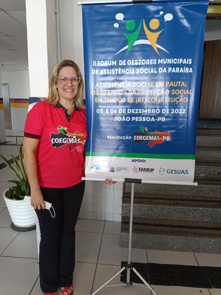 Soledade é representada no II Fórum de Gestores Municipais de Assistência Social da Paraíba.