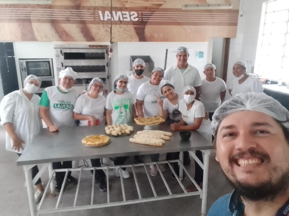 Alunos de Soledade participam de Curso de Fabricação de Pão Francês e Correlatos no Senai em Campina Grande