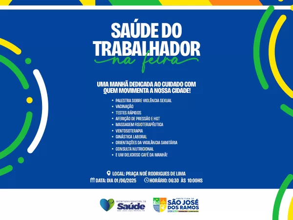 Prefeitura de São José dos Ramos leva saúde e bem-estar para trabalhadores durante a feira livre