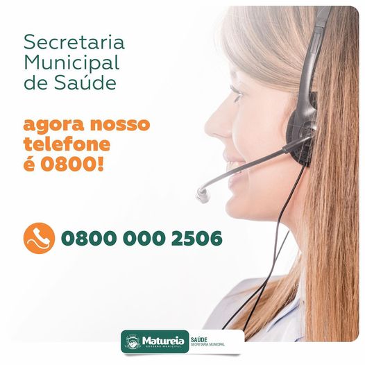 Prefeitura de Matureia atualiza opções de atendimento na central telefônica da Saúde