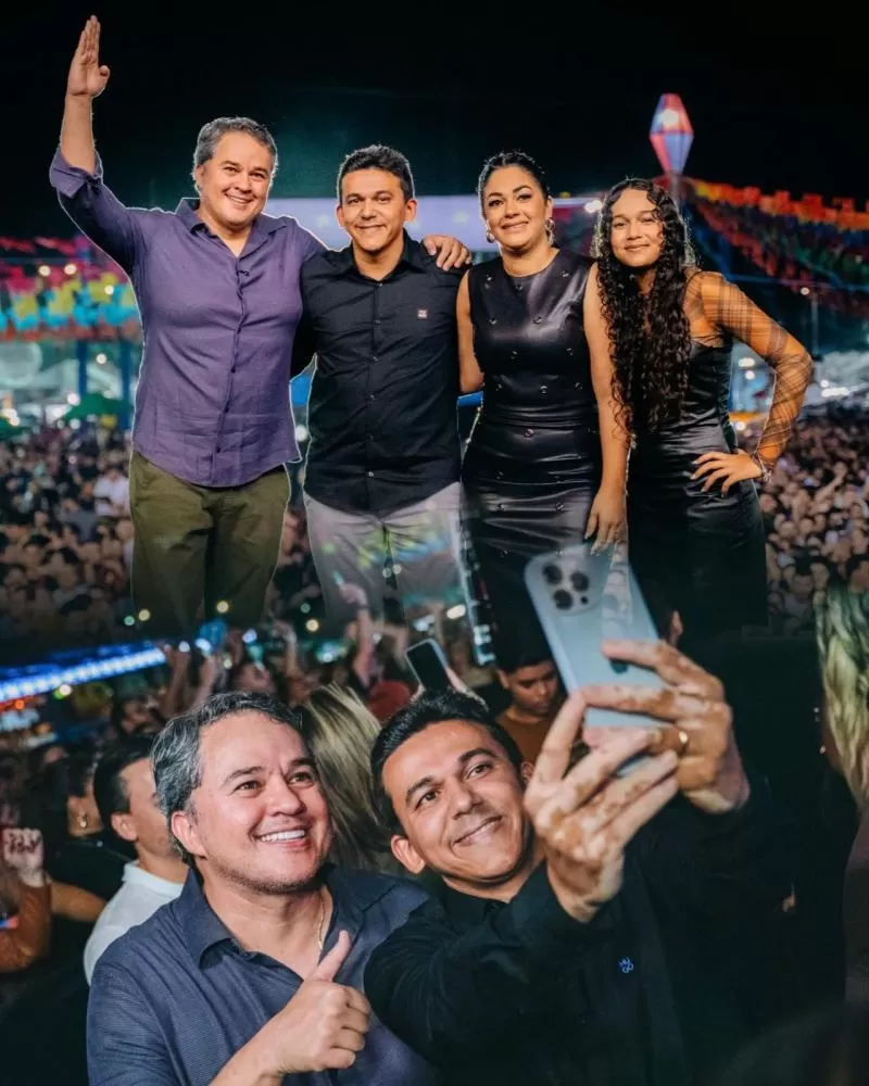 Efraim Filho prestigia São João de Santa Rita e recebe recado de Xand Avião para 2026