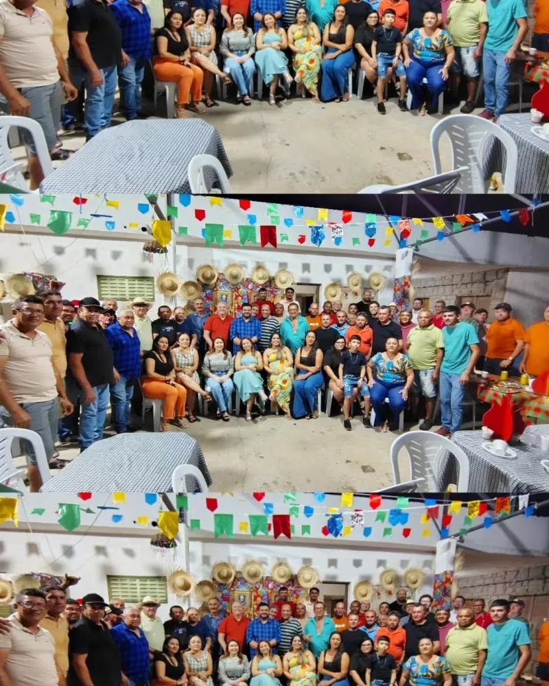 Prefeitura de Quixaba realiza confraternização junina para servidores de diversas secretarias