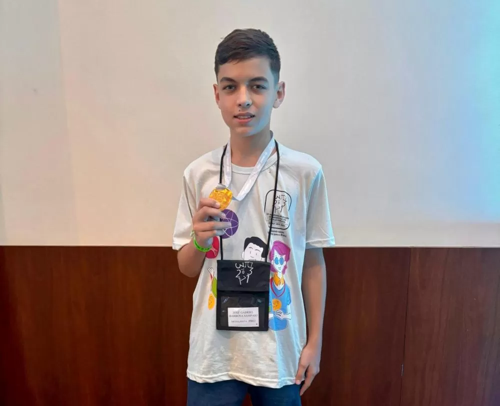 Estudante de Boa Vista é premiado com medalha de ouro na maior olimpíada de matemática do Brasil