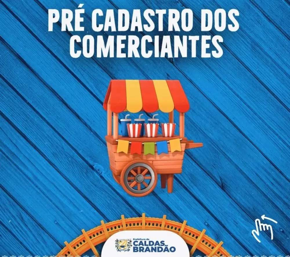 Prefeitura de Caldas Brandão abre inscrições para comerciantes participarem da Festa de Santana 2025