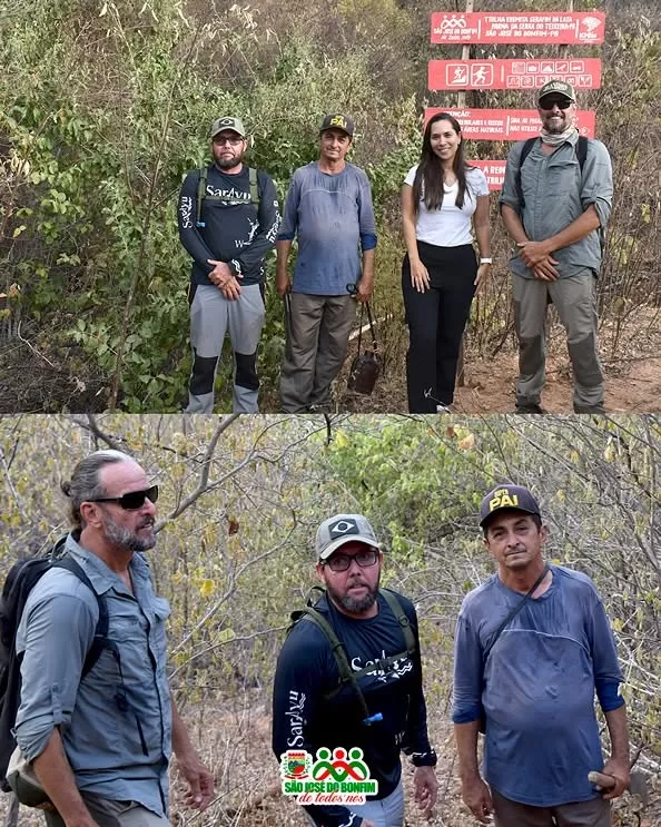 São José do Bonfim recebe visita técnica de especialistas em turismo de aventura