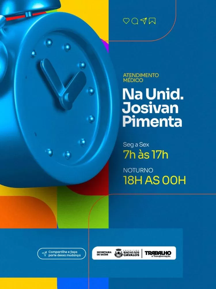 Prefeitura de Riacho dos Cavalos amplia atendimento médico e reforça estrutura da saúde na Unidade Josivan Pimenta