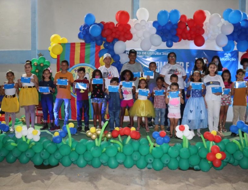 Prefeitura de Diamante premia alunos e Professores em Projeto de incentivo à leitura