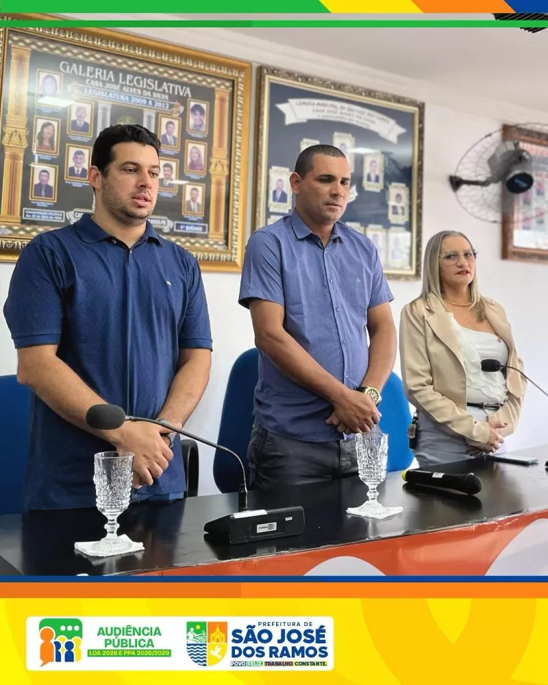São José dos Ramos realiza audiência pública e fortalece gestão participativa para o futuro do município