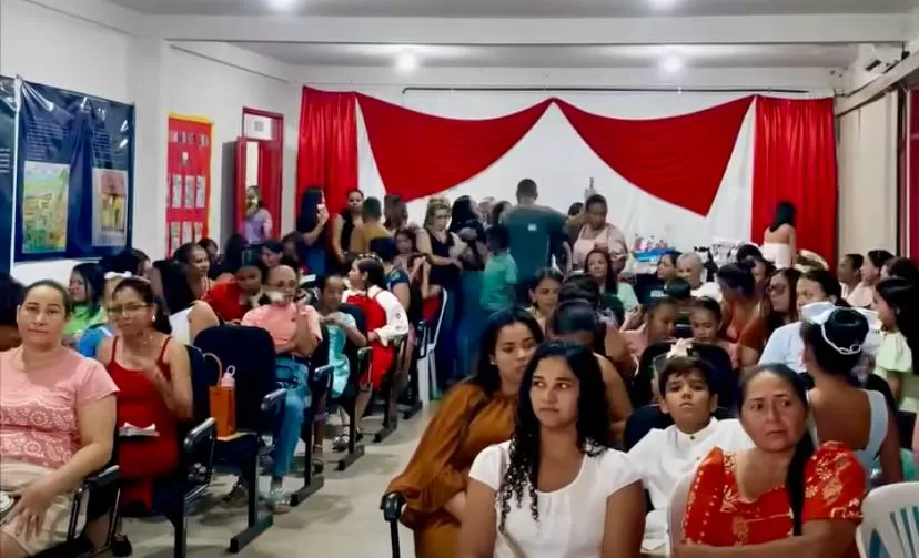 Prefeitura de Diamante promove ação de convivência intergeracional com crianças e idosos do Serviço de Convivência