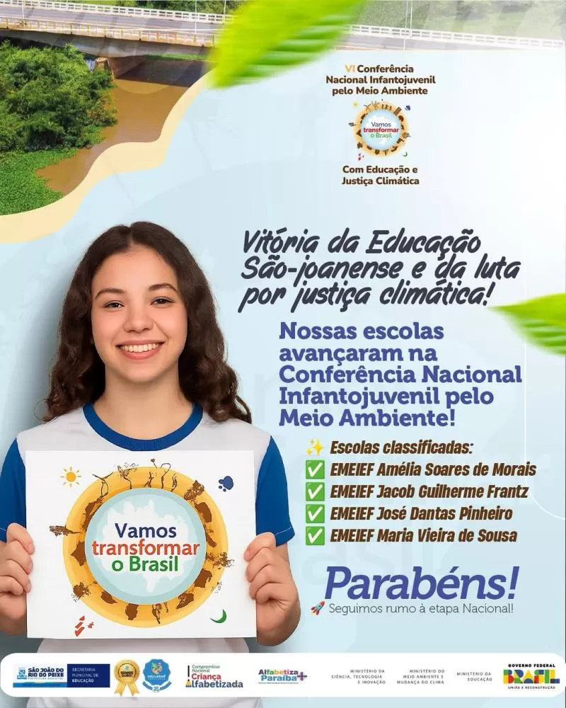 São João do Rio do Peixe avança para fase estadual da Conferência Nacional pelo Meio Ambiente